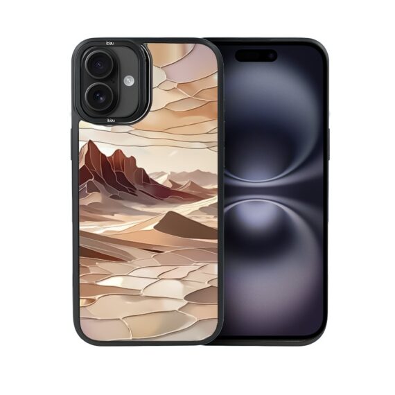 Etui do iPhone 16 Plus IBIZU DropGuard Matt z MagSafe, Barwy Szkła, Pustynny spokój, poprawne (4)