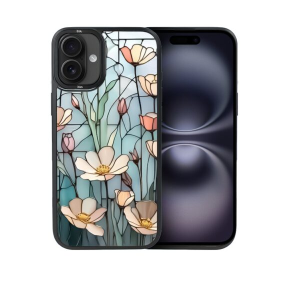 Etui do iPhone 16 Plus IBIZU DropGuard Matt z MagSafe, Barwy Szkła, Szept kwiatów polnych, poprawne (5)