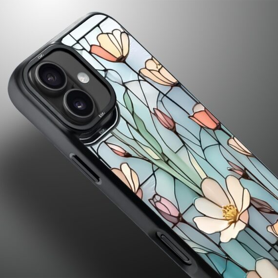Etui do iPhone 16 Plus IBIZU DropGuard Matt z MagSafe, Barwy Szkła, Szept kwiatów polnych, poprawne (7)