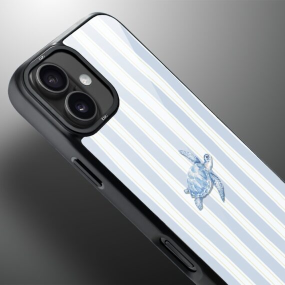 Etui do iPhone 16 Plus IBIZU DropGuard Matt z MagSafe, Bella Fantasia, Grecki żółw (3)
