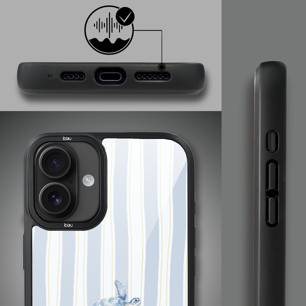 Etui do iPhone 16 Plus IBIZU DropGuard Matt z MagSafe, Bella Fantasia, Grecki żółw (5)