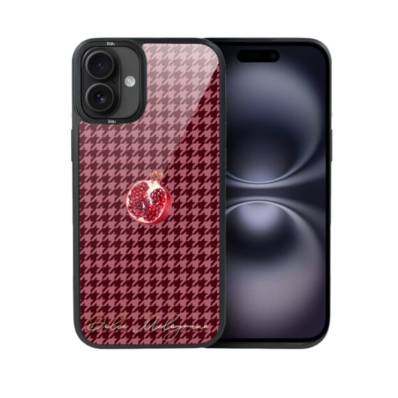 Etui do iPhone 16 Plus IBIZU DropGuard Matt z MagSafe, Bella Fantasia, Rubinowy granat (6)