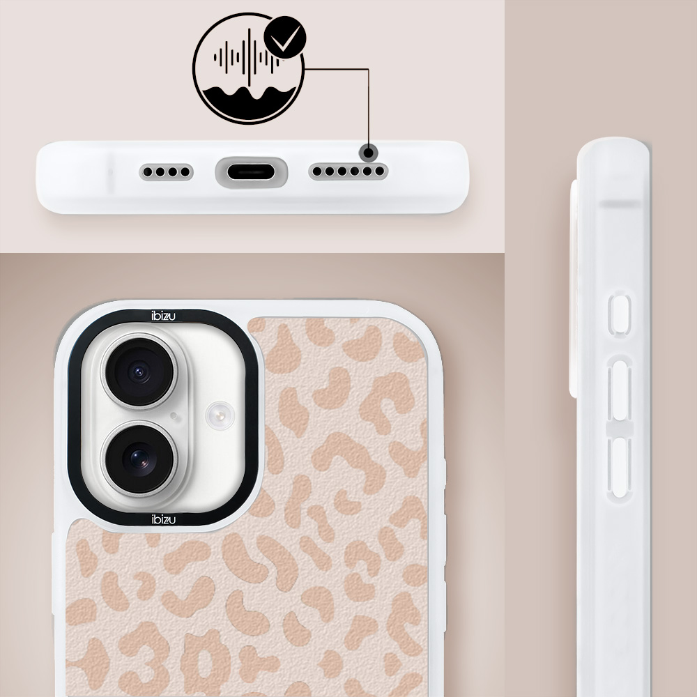 Etui do iPhone 16 Plus IBIZU DropGuard Matt z MagSafe, Boho, Delikatna panterka (8)