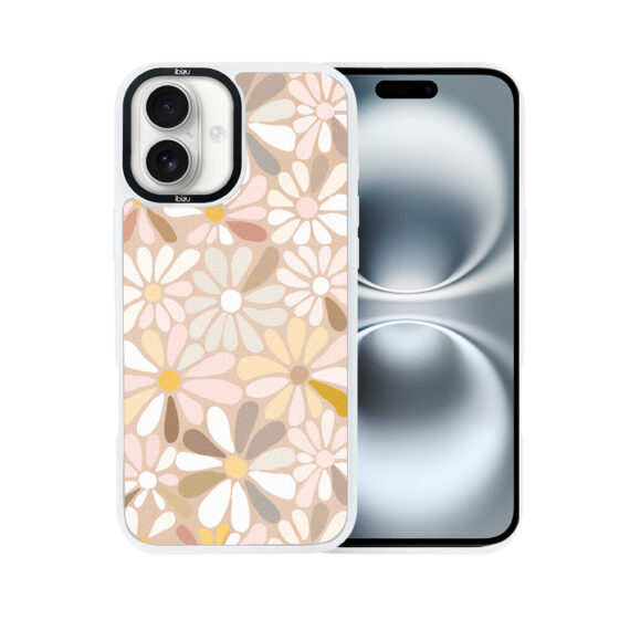 Etui do iPhone 16 Plus IBIZU DropGuard Matt z MagSafe, Boho, Kwiaty vintage (5)