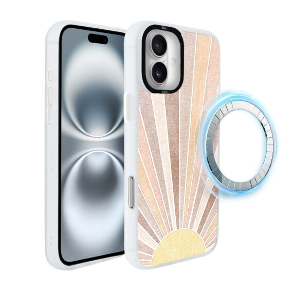 Etui do iPhone 16 Plus IBIZU DropGuard Matt z MagSafe, Boho, Wschód słońca (3)