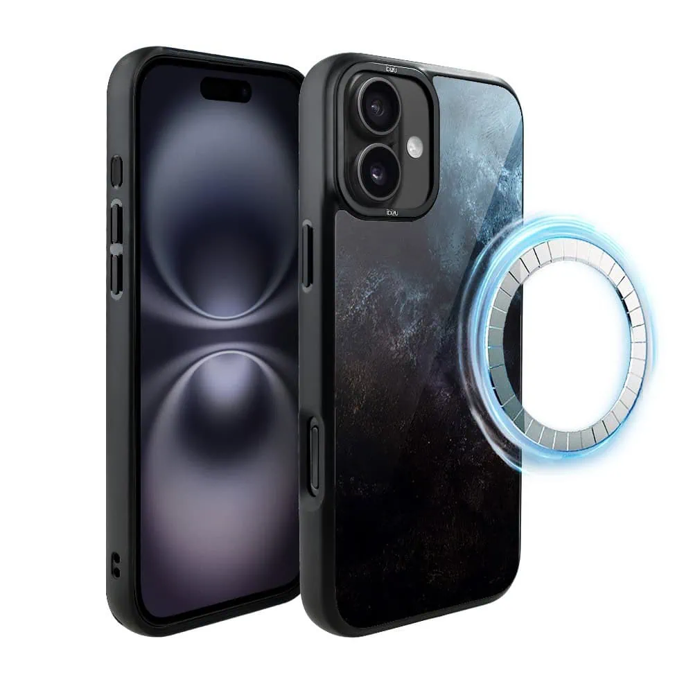 Etui do iPhone 16 Plus IBIZU DropGuard Matt z MagSafe, Twilight Dreams, Deep Ocean