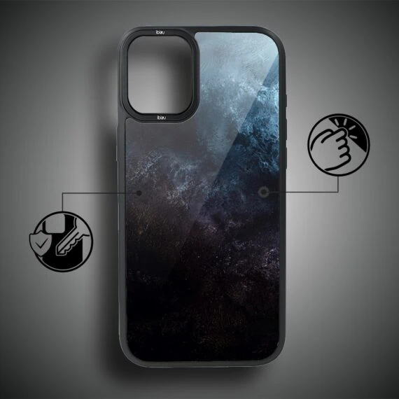 Etui do iPhone 16 Plus IBIZU DropGuard Matt z MagSafe, Twilight Dreams, Deep Ocean (8)