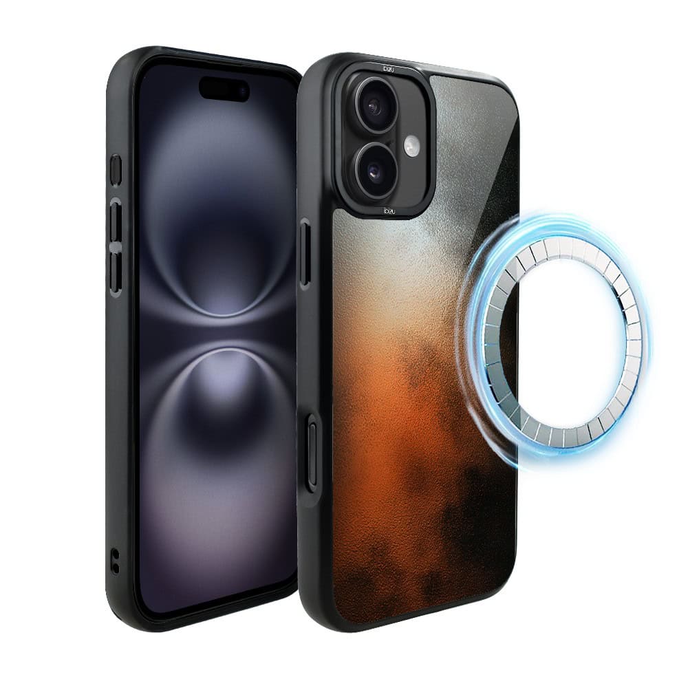 Etui do iPhone 16 Plus IBIZU DropGuard Matt z MagSafe, Twilight Dreams, Ember (7)