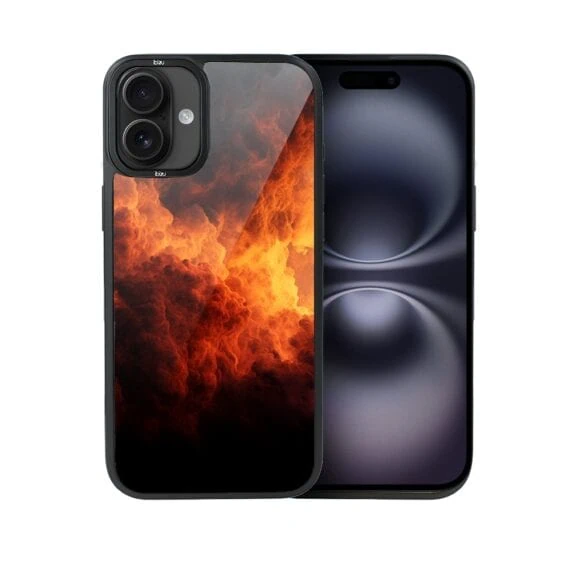 Etui do iPhone 16 Plus IBIZU DropGuard Matt z MagSafe, Twilight Dreams, Inferno Sky (1)