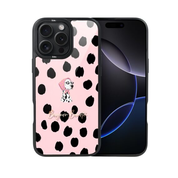 Etui do iPhone 16 Pro IBIZU DropGuard Matt z MagSafe, Bella Fantasia, Słodki dalmatyńczyk