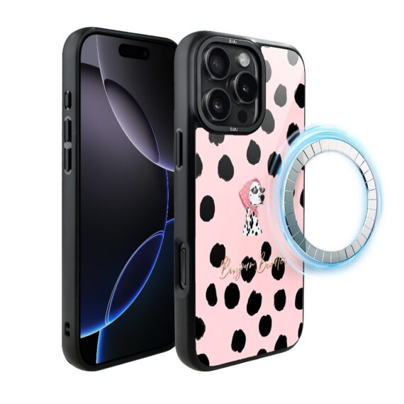 Etui do iPhone 16 Pro IBIZU DropGuard Matt z MagSafe, Bella Fantasia, Słodki dalmatyńczyk-6