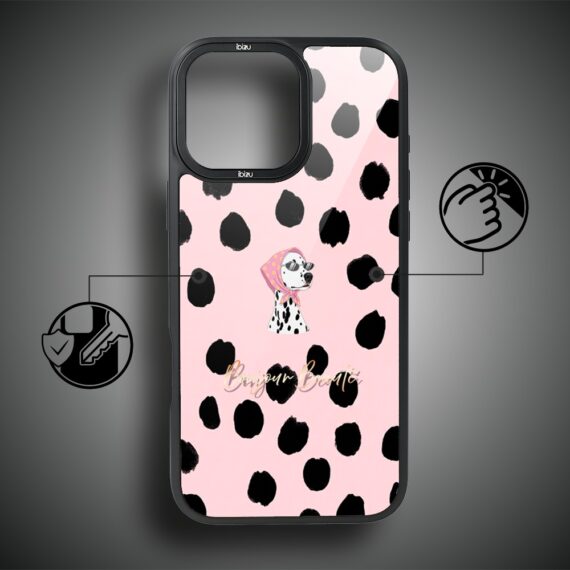 Etui do iPhone 16 Pro IBIZU DropGuard Matt z MagSafe, Bella Fantasia, Słodki dalmatyńczyk-7
