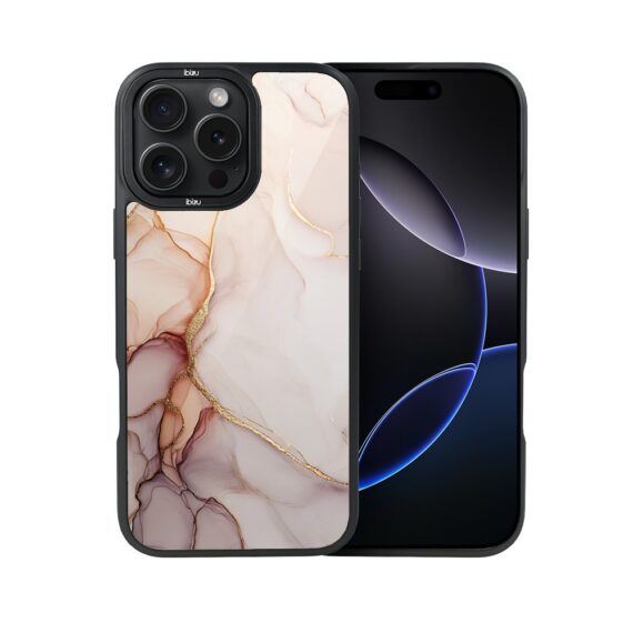 Etui do iPhone 16 Pro IBIZU DropGuard Matt z MagSafe, Ethereal Essence, Różany alabaster