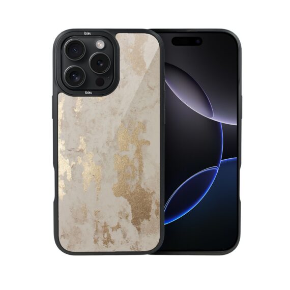 Etui do iPhone 16 Pro IBIZU DropGuard Matt z MagSafe, Ethereal Essence, Szampańskie Złoto pro