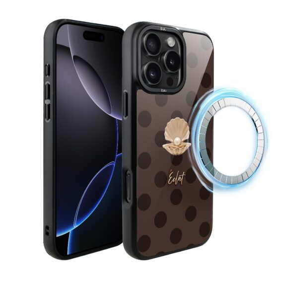 Etui do iPhone 16 Pro Max DropGuard Matt z MagSafe, Bella Fantasia, Kawowa perła (6)