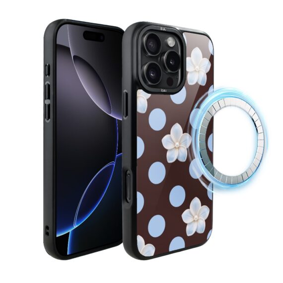 Etui do iPhone 16 Pro Max DropGuard Matt z MagSafe, Bella Fantasia, Kwiat w czekoladzie (5)