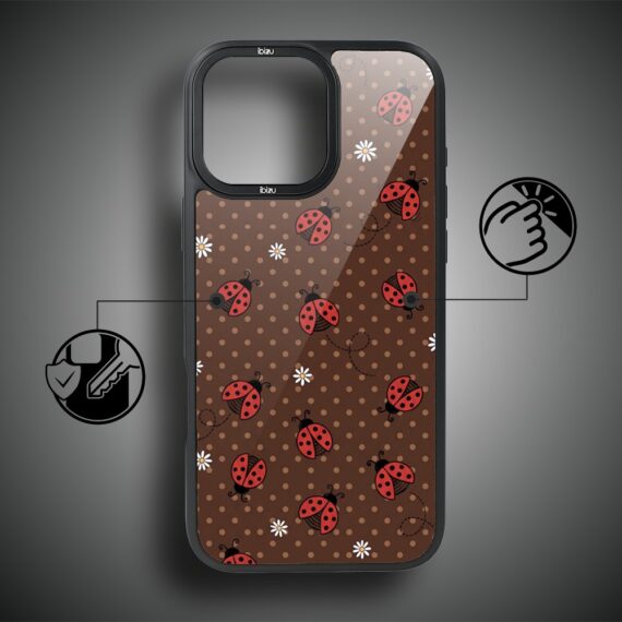 Etui do iPhone 16 Pro Max DropGuard Matt z MagSafe, Bella Fantasia, Wesołe biedronki (6)