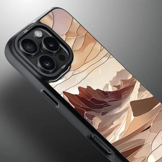 Etui do iPhone 16 Pro Max IBIZU DropGuard Matt z MagSafe, Barwy Szkła, Pustynny spokój, poprawne (6)