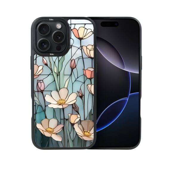 Etui do iPhone 16 Pro Max IBIZU DropGuard Matt z MagSafe, Barwy Szkła, Szept kwiatów polnych, poprawne (5)