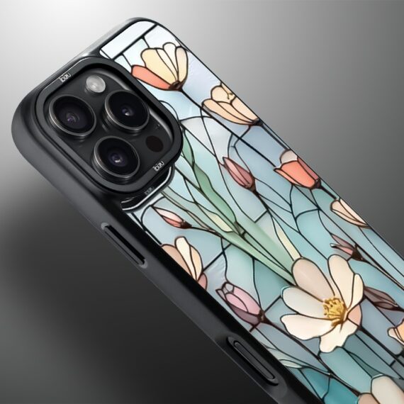 Etui do iPhone 16 Pro Max IBIZU DropGuard Matt z MagSafe, Barwy Szkła, Szept kwiatów polnych, poprawne (7)