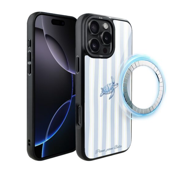Etui do iPhone 16 Pro Max IBIZU DropGuard Matt z MagSafe, Bella Fantasia, Grecki żółw (6)