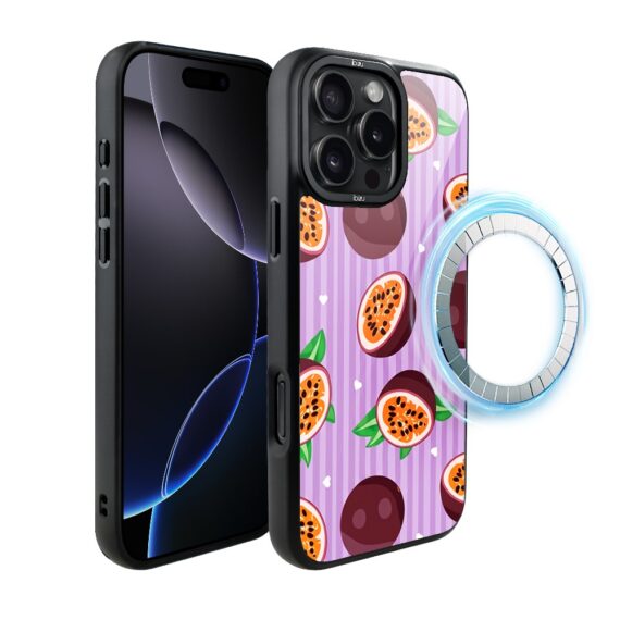 Etui do iPhone 16 Pro Max IBIZU DropGuard Matt z MagSafe, Bella Fantasia, Marakujowy zawrót (2)