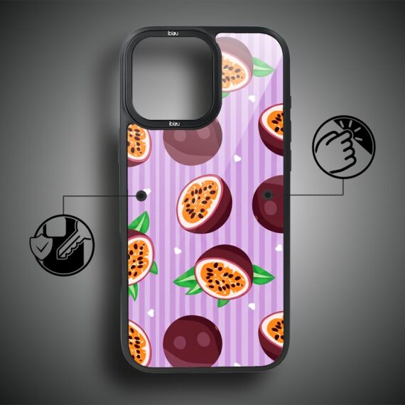Etui do iPhone 16 Pro Max IBIZU DropGuard Matt z MagSafe, Bella Fantasia, Marakujowy zawrót (3)