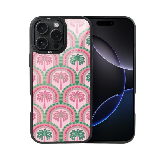 Etui do iPhone 16 Pro Max IBIZU DropGuard Matt z MagSafe, Bella Fantasia, Palmy na Capri (4)