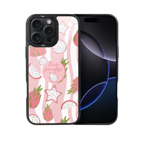 Etui do iPhone 16 Pro Max IBIZU DropGuard Matt z MagSafe, Bella Fantasia, Różowa pitaja (4)