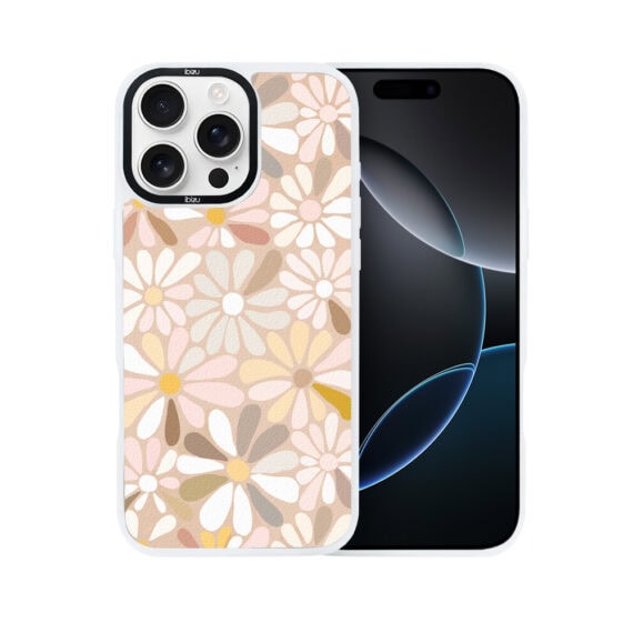 Etui do iPhone 16 Pro Max IBIZU DropGuard Matt z MagSafe, Boho, Kwiaty vintage, poprawne (5)