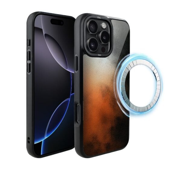 Etui do iPhone 16 Pro Max IBIZU DropGuard Matt z MagSafe, Twilight Dreams, Ember (7)