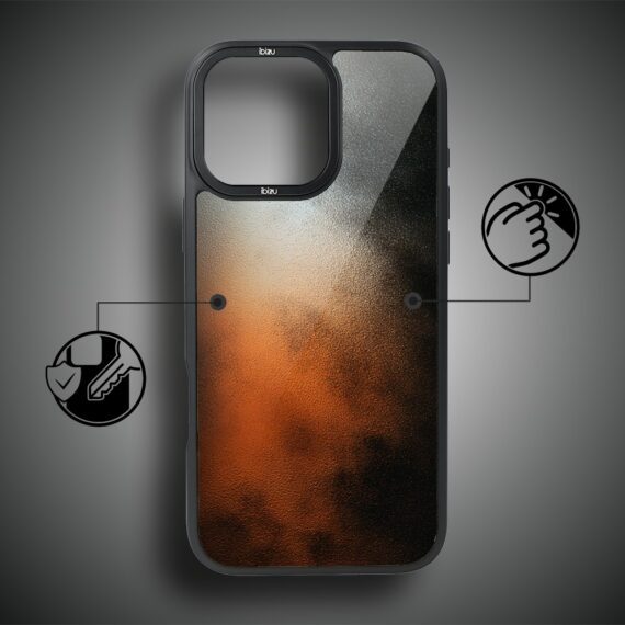 Etui do iPhone 16 Pro Max IBIZU DropGuard Matt z MagSafe, Twilight Dreams, Ember (8)