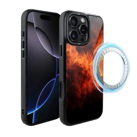 Etui do iPhone 16 Pro Max IBIZU DropGuard Matt z MagSafe, Twilight Dreams, Inferno Sky (7)