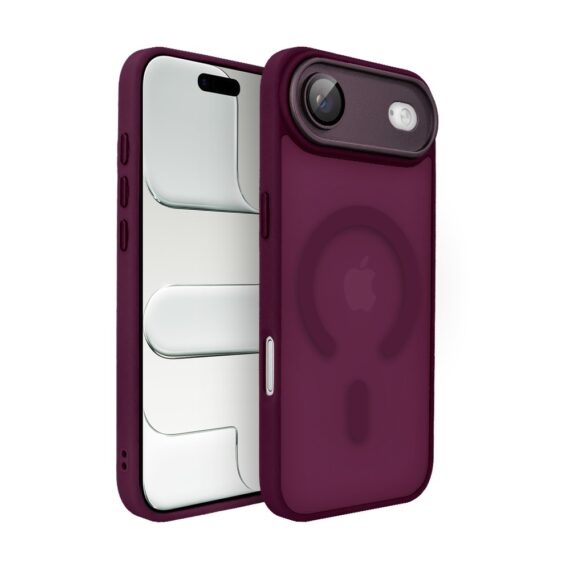 Etui do iPhone 17 Air, Color Flush z Magsafe, z osłoną aparatu, wiśniowe (1)