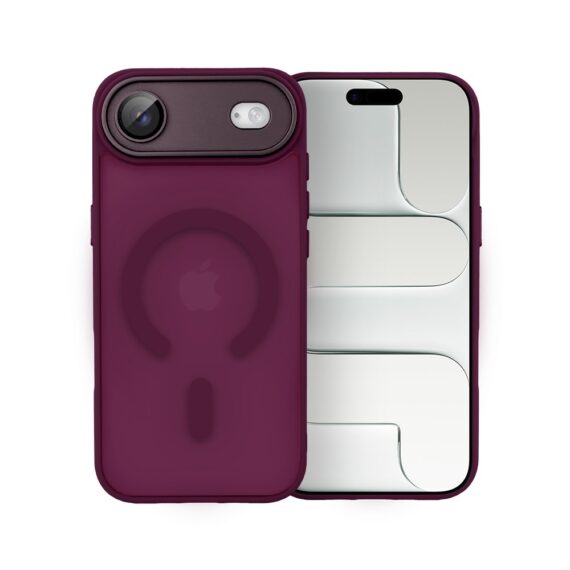 Etui do iPhone 17 Air, Color Flush z Magsafe, z osłoną aparatu, wiśniowe (9)