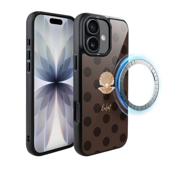 Etui do iPhone 17 DropGuard Matt z MagSafe, Bella Fantasia, Kawowa perła (6)