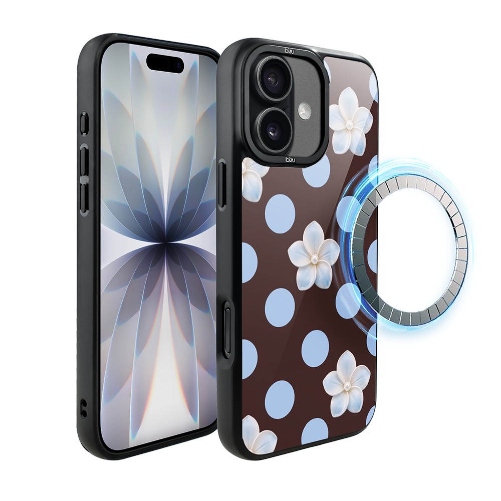 Etui do iPhone 17 DropGuard Matt z MagSafe, Bella Fantasia, Kwiat w czekoladzie