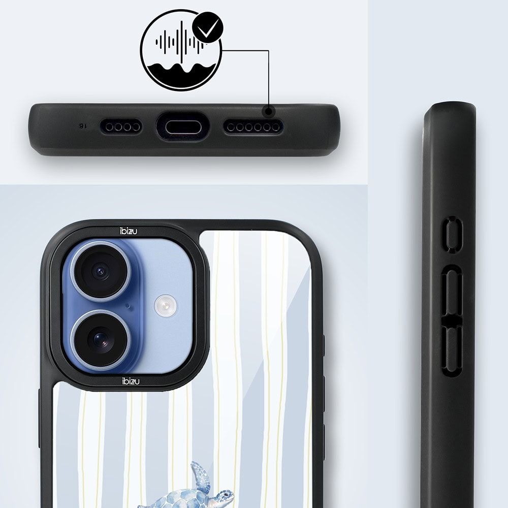 Etui do iPhone 17 IBIZU DropGuard Matt z MagSafe, Bella Fantasia, Grecki żółw (1)
