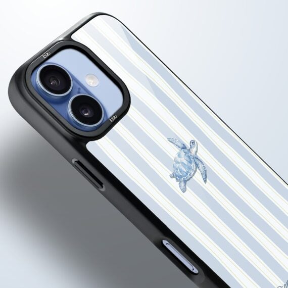 Etui do iPhone 17 IBIZU DropGuard Matt z MagSafe, Bella Fantasia, Grecki żółw (3)