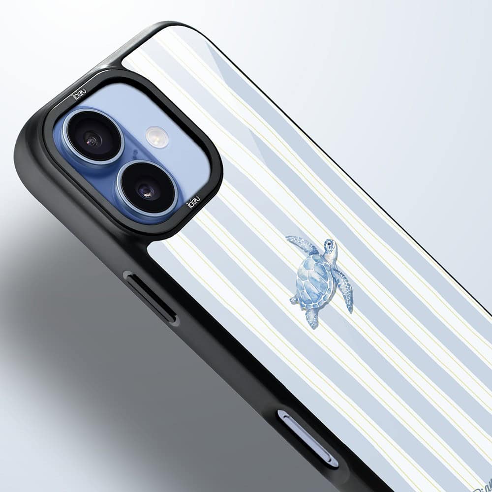 Etui do iPhone 17 IBIZU DropGuard Matt z MagSafe, Bella Fantasia, Grecki żółw (3)