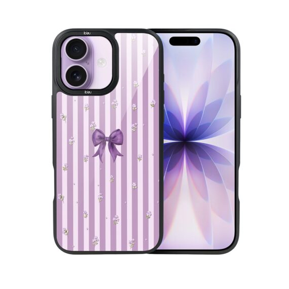 Etui do iPhone 17 IBIZU DropGuard Matt z MagSafe, Bella Fantasia, Lawendowa kokarda (8)