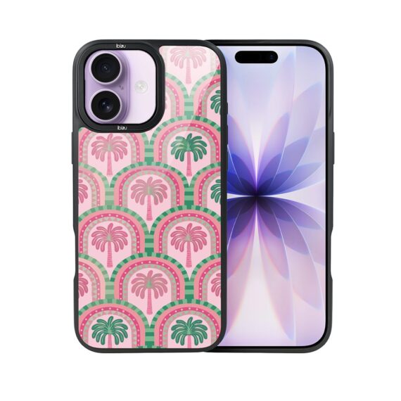 Etui do iPhone 17 IBIZU DropGuard Matt z MagSafe, Bella Fantasia, Palmy na Capri (4)