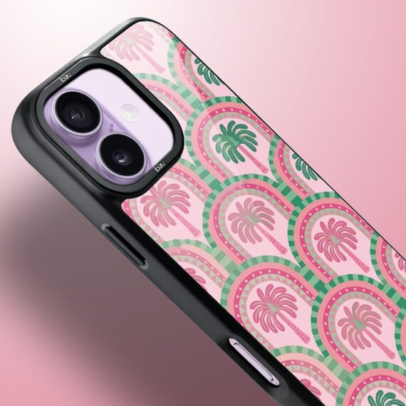 Etui do iPhone 17 IBIZU DropGuard Matt z MagSafe, Bella Fantasia, Palmy na Capri (8)