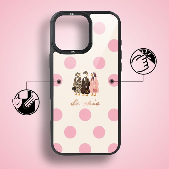 Etui do iPhone 17 IBIZU DropGuard Matt z MagSafe, Bella Fantasia, Paryskie groszki-5