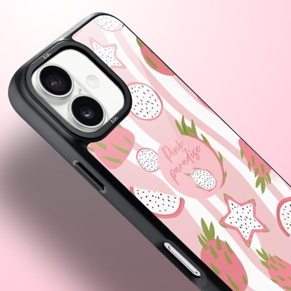 Etui do iPhone 17 IBIZU DropGuard Matt z MagSafe, Bella Fantasia, Różowa pitaja (7)