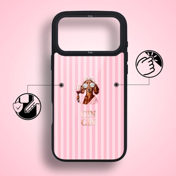 Etui do iPhone 17 Pro IBIZU DropGuard Matt z MagSafe, Bella Fantasia, Cin Cin Bella (6)