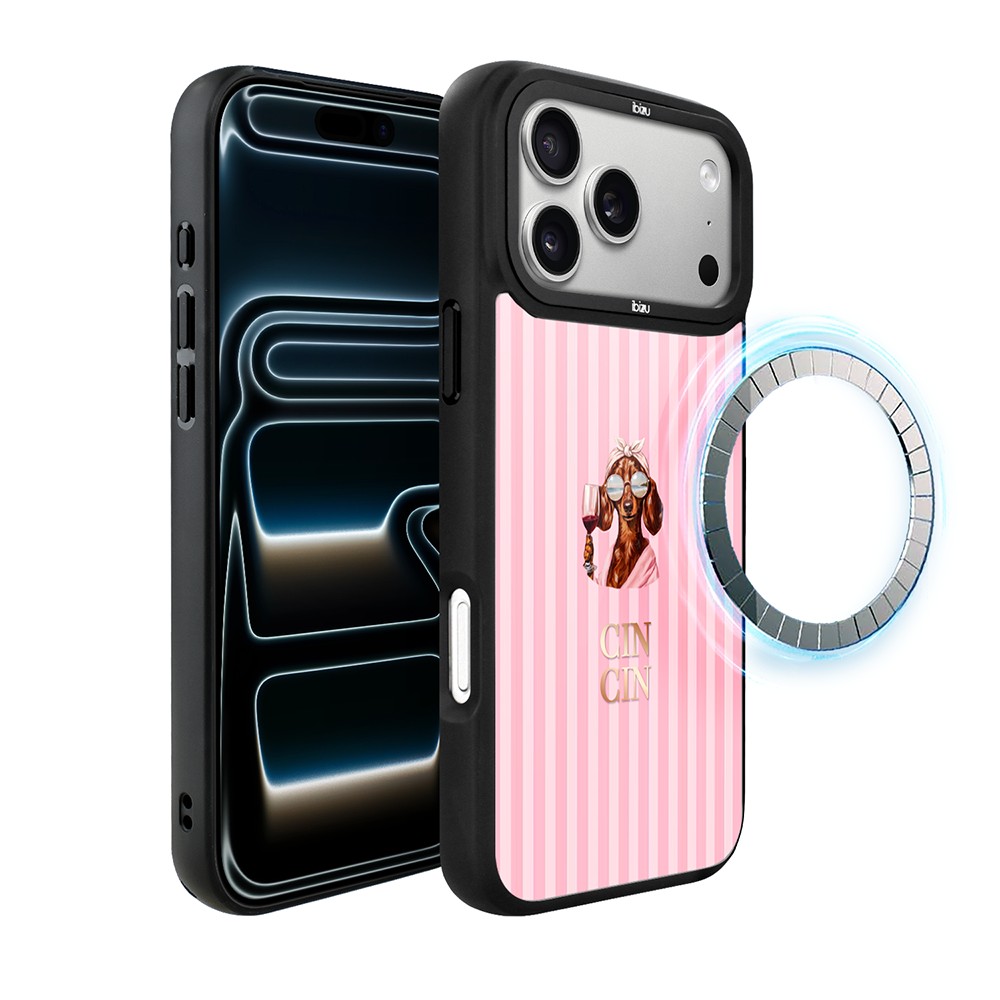 Etui do iPhone 17 Pro IBIZU DropGuard Matt z MagSafe, Bella Fantasia, Cin Cin Bella (7)