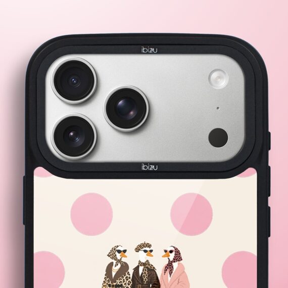 Etui do iPhone 17 Pro IBIZU DropGuard Matt z MagSafe, Bella Fantasia, Paryskie groszki