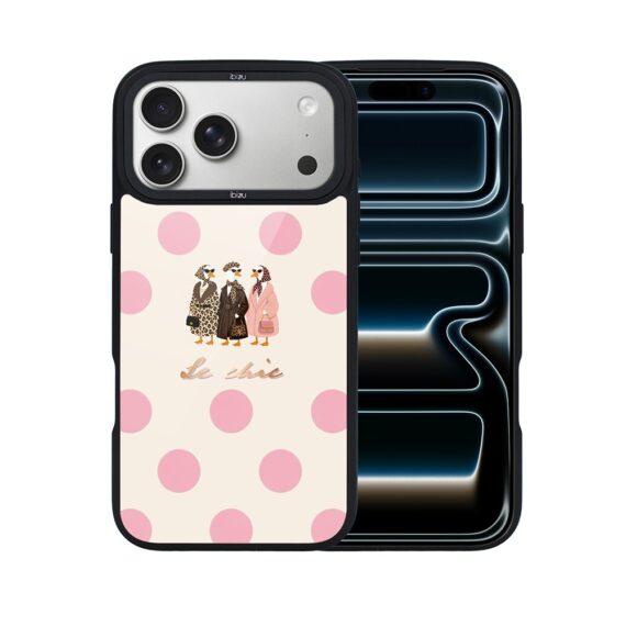 Etui do iPhone 17 Pro IBIZU DropGuard Matt z MagSafe, Bella Fantasia, Paryskie groszki-7