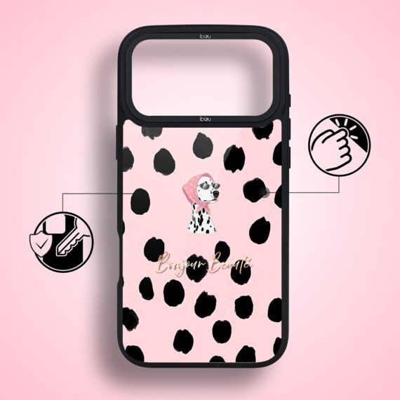 Etui do iPhone 17 Pro IBIZU DropGuard Matt z MagSafe, Bella Fantasia, Słodki dalmatyńczyk-5